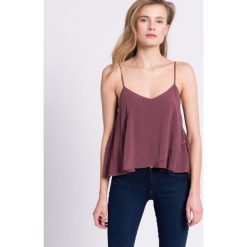 Review - Top. Szare topy damskie Review, z tkaniny, z okrągłym kołnierzem, bez rękawów. W wyprzedaży za 59.90 zł.