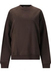 Bluza damska Athlecia Cabell. Brązowe bluzy damskie Athlecia, bez wzorów, z bawełny, bez kaptura. Za 198.00 zł.