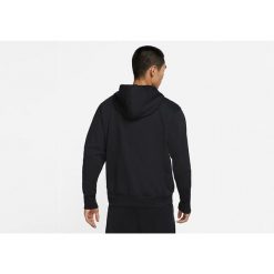 Bluza męska nike dri-fit standard issue x space jam a new legacy hoodie black. Czarne bluzy męskie Nike, m, bez wzorów, z bawełny, bez kaptura, do biegania, dri-fit (nike). Za 379.00 zł.