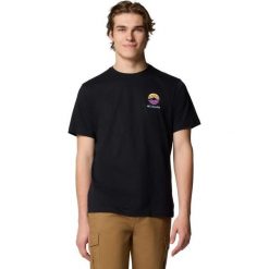 T-shirt Męski Na Zewnątrz Kettle River. Czarne t-shirty męskie Columbia, l, bez wzorów, z bawełny, bez kołnierzyka. Za 144.99 zł.