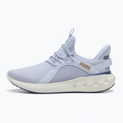 Buty do biegania PUMA Softride Carson Sliptech. Szare obuwie sportowe damskie Puma, bez wzorów, do biegania. Za 209.99 zł.