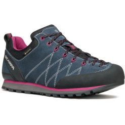 Buty podejściowe damskie Scarpa Crux GTX. Niebieskie trekkingi damskie Scarpa, trekkingowe, gore-tex. Za 629.30 zł.