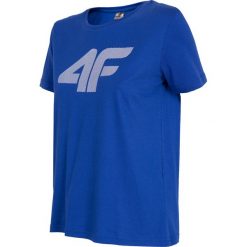 T-shirt damski TSD304 - kobalt. T-shirty damskie marki 4f. Za 49.99 zł.