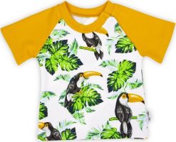 NICOL Bluzka krótki rękaw T-shirty chłopięca Nicol Tukan 74. Koszule dla chłopców NICOL, bez wzorów, bez kołnierzyka, bez ramiączek. Za 35.99 zł.