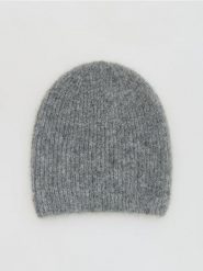 Czapka z alpaką - jasnoszary. Szare czapki i kapelusze damskie Reserved, bez wzorów. Za 79.99 zł.