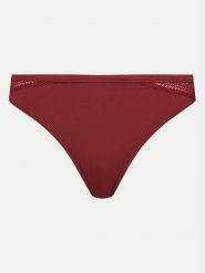 Tommy Hilfiger Figi klasyczne UW0UW05519 Czerwony. Czerwone figi damskie Tommy Hilfiger, s, bez wzorów, z syntetyku. Za 79.99 zł.