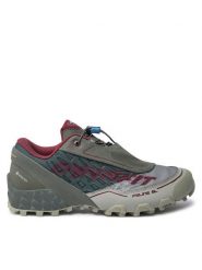 Dynafit Buty do biegania Feline Sl W Gtx 5654 Zielony. Zielone obuwie sportowe damskie Dynafit, bez wzorów, z tworzywa sztucznego, do biegania. Za 579.99 zł.