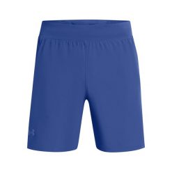 Spodenki do biegania męskie Under Armour Launch Pro 7". Niebieskie krótkie spodenki sportowe męskie Under Armour, l, bez wzorów, do biegania. W wyprzedaży za 196.25 zł.