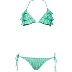 Bikini "Funky Dots" w kolorze zielono-białym. Bikini damskie marki Ocean Blue Swimwear. W wyprzedaży za 94.95 zł.