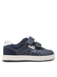 Geox Sneakersy B Trottola B. A B2543A 0CL22 C4211 M Granatowy. Niebieskie buty sportowe chłopięce Geox, bez wzorów, ze skóry, bez zapięcia. Za 139.99 zł.