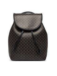 Calvin Klein Plecak Emblem Aop Mini Backpack LV04F3507G Czarny. Czarne plecaki damskie Calvin Klein, bez wzorów, ze skóry. Za 529.99 zł.