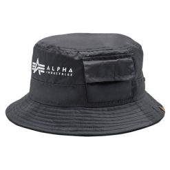 Kapelusz Alpha Industries. Czarne czapki i kapelusze damskie Alpha Industries, bez wzorów. Za 160.99 zł.