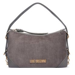 Torebka LOVE MOSCHINO. Szare torebki do ręki damskie Love Moschino, bez wzorów, klasyczne, bez dodatków. Za 879.99 zł.