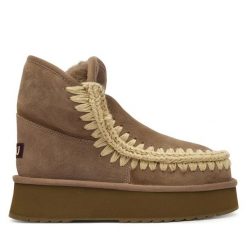 Śniegowce Mou. Szare śniegowce i trapery damskie Mou. Za 1,049.00 zł.