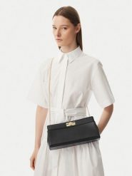 Tommy Hilfiger Torebka Th Modern Clutch AW0AW18727 Czarny. Czarne torebki do ręki damskie Tommy Hilfiger, bez wzorów, ze skóry, wizytowe, bez dodatków. Za 529.99 zł.