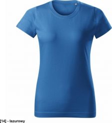 MALFINI Basic Free F34 - ADLER - Koszulka damska, 160 g/m, - lazurowy XL. Niebieskie t-shirty damskie Malfini, m, bez wzorów, bez kołnierzyka. Za 23.54 zł.