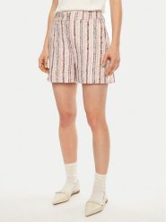 Munthe Szorty materiałowe Seileen 244141524411 Różowy Regular Fit. Czerwone szorty damskie Munthe, bez wzorów, z materiału. Za 589.99 zł.