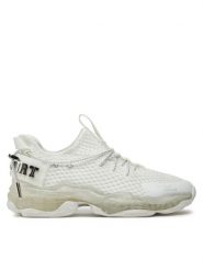 Plein Sport Sneakersy SADS USC0522 STE003N Biały. Białe obuwie sportowe damskie Plein Sport, bez wzorów, ze skóry. Za 449.99 zł.