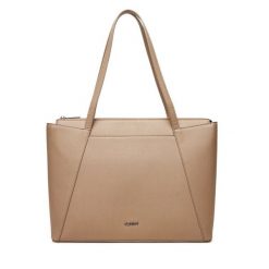 Torebka JENNY. Brązowe torebki do ręki damskie Jenny, bez wzorów, bez dodatków. Za 149.99 zł.