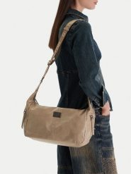 G-Star Raw Torebka C-LDA5453B Beżowy. Brązowe listonoszki damskie G-Star Raw, bez wzorów, z materiału, retro, bez dodatków. Za 179.99 zł.