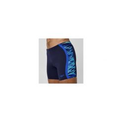 Spodenki kąpielowe Speedo Hyperboom Splice Navy - Mid jammers. Niebieskie kąpielówki męskie Speedo, l, bez wzorów, do pływania. Za 199.99 zł.