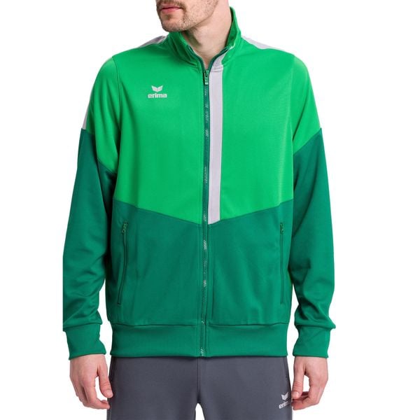 Kurtka Erima Worker Squad. Zielone kurtki męskie Erima, m, bez wzorów, sportowe, bez kaptura. Za 255.00 zł.