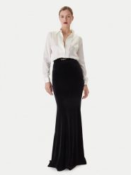 Elisabetta Franchi Sukienka wieczorowa AB-R46-57E2-V100 Biały Regular Fit. Białe sukienki damskie Elisabetta Franchi, bez wzorów, z syntetyku, wizytowe, bez kołnierzyka, bez ramiączek. Za 3,679.00 zł.