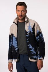 Męska Kurtka pluszowa odzież narciarska żakard stójka do roz. 7 XL. Niebieskia kurtki snowboardowe męskie JAY-PI, m, bez wzorów, z materiału, bez kaptura, narciarskie. Za 479.99 zł.