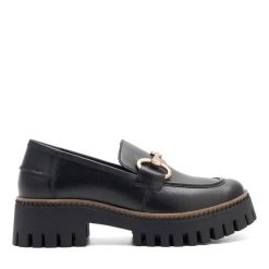 Loafersy Sergio Bardi. Czarne mokasyny damskie Sergio Bardi. Za 329.99 zł.