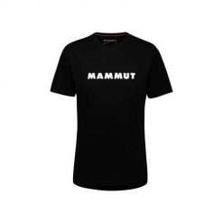 Koszulka sportowa męska Mammut Core Logo. Czarne koszulki sportowe męskie Mammut, m, bez wzorów, bez kołnierzyka, bez ramiączek. Za 264.00 zł.