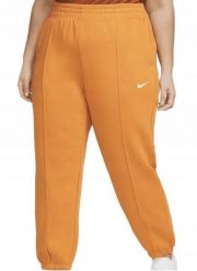 Nike damskie spodnie dresowe plus size pomarańczowe. Brązowe spodnie dresowe damskie Nike, plus size, bez wzorów, z dresówki. Za 246.99 zł.