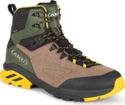Buty trekkingowe męskie Aku M'S REACTIVE GTX, beige/ green, 42. Brązowe trekkingi męskie Aku. Za 619.50 zł.