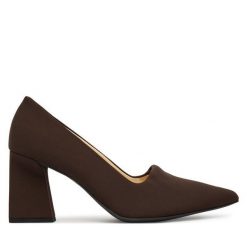 Czółenka HÖGL. Brązowe czółenka damskie HÖGL, bez wzorów, bez obcasa, bez zapięcia. Za 699.99 zł.