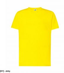 JHK - T-shirt męski z krótkim rękawem złoty XS. Żółte t-shirty męskie JHK, m, bez wzorów, bez kołnierzyka. Za 14.16 zł.