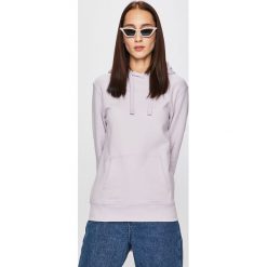 Review - Bluza. Fioletowe bluzy damskie Review, l, bez wzorów, z bawełny, z kapturem. W wyprzedaży za 79.90 zł.
