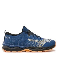 Buty do biegania Mizuno. Niebieskie obuwie sportowe damskie Mizuno, bez wzorów, do biegania, mizuno wave. Za 359.99 zł.