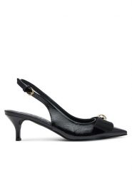 Furla Sandały Sfera Slingback YJ05SFE BX3616 O6000 Czarny. Czarne sandały damskie Furla, bez wzorów, ze skóry, bez obcasa, na szpilce, bez zapięcia. W wyprzedaży za 1,049.00 zł.
