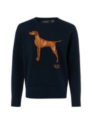 Lauren Ralph Lauren bluzka z dzianiny Kobiety Bawełna (100%) niebieski|brązowy, XS. Brązowe bluzki damskie Lauren Ralph Lauren, xs, bez wzorów, z bawełny, bez kołnierzyka, bez ramiączek. Za 1,199.95 zł.
