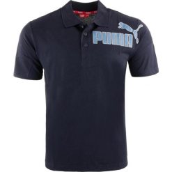Męska koszulka polo Puma niebieska. Niebieskie buty sportowe męskie Puma, z bawełny, bez zapięcia, rowerowe. Za 109.32 zł.