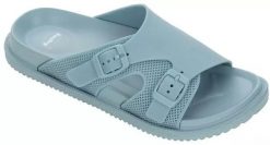Blue Šlepetės unisex YATES 75462 58 37/38 steel blue. Niebieskie klapki damskie Blue, bez wzorów, sportowe, bez obcasa. Za 84.80 zł.