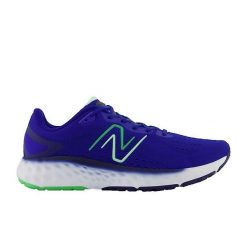 Buty do biegania New Balance Fresh Evoz V2 niebiesko-zielone. Niebieskie buty sportowe męskie New Balance, z syntetyku, bez zapięcia, do biegania. W wyprzedaży za 452.50 zł.