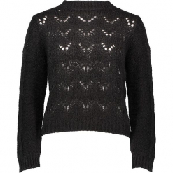 Sweter w kolorze czarnym. Czarne swetry damskie Gottardi, ze splotem. W wyprzedaży za 173.95 zł.