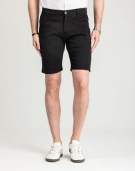 Męskie Spodenki Marcus Gerry Chino Shorts Black 19-200266-9098. Czarne szorty męskie MARCUS, m, bez wzorów. W wyprzedaży za 59.99 zł.