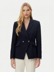 BOSS Marynarka Jatawa2 50535931 Granatowy Slim Fit. Niebieskie żakiety damskie Boss, bez wzorów, z bawełny. Za 919.99 zł.