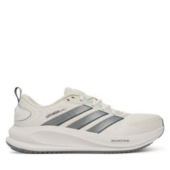 Buty do biegania adidas. Białe buty sportowe męskie Adidas, bez zapięcia, do biegania. Za 399.99 zł.