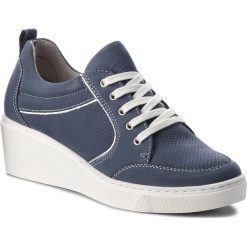 Półbuty LASOCKI - WI23-GABI-02 Niebieski. Niebieskie półbuty damskie Lasocki, z materiału. Za 169.99 zł.
