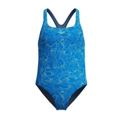 Dziewczęcy jednoczęściowy kostium kąpielowy Speedo Hyperboom Allover Medalist. Niebieskie stroje kąpielowe dla dziewczynek Speedo, bez wzorów. Za 203.50 zł.