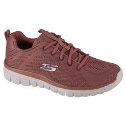 Buty sportowe Sneakersy damskie, Graceful - Get Connected. Czerwone obuwie sportowe damskie Skechers, bez wzorów, trekkingowe, Skechers Sport. Za 199.99 zł.