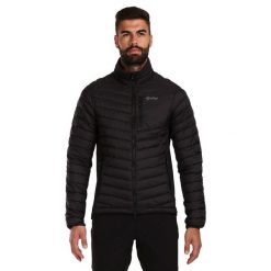Męska kurtka ocieplana Kilpi ACTIS-M. Czarne kurtki sportowe męskie Kilpi, m, bez wzorów, z nylonu, trekkingowe. Za 525.33 zł.