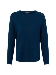 Franco Callegari Sweter z dzianiny Kobiety Bawełna niebieski, XL. Niebieskie swetry damskie Franco Callegari, uniwersalny, bez wzorów, z bawełny, eleganckie, bez kołnierzyka, bez ramiączek, bez kaptura. Za 249.95 zł.